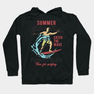 Time For Surfing Paradise Beach Hoodie